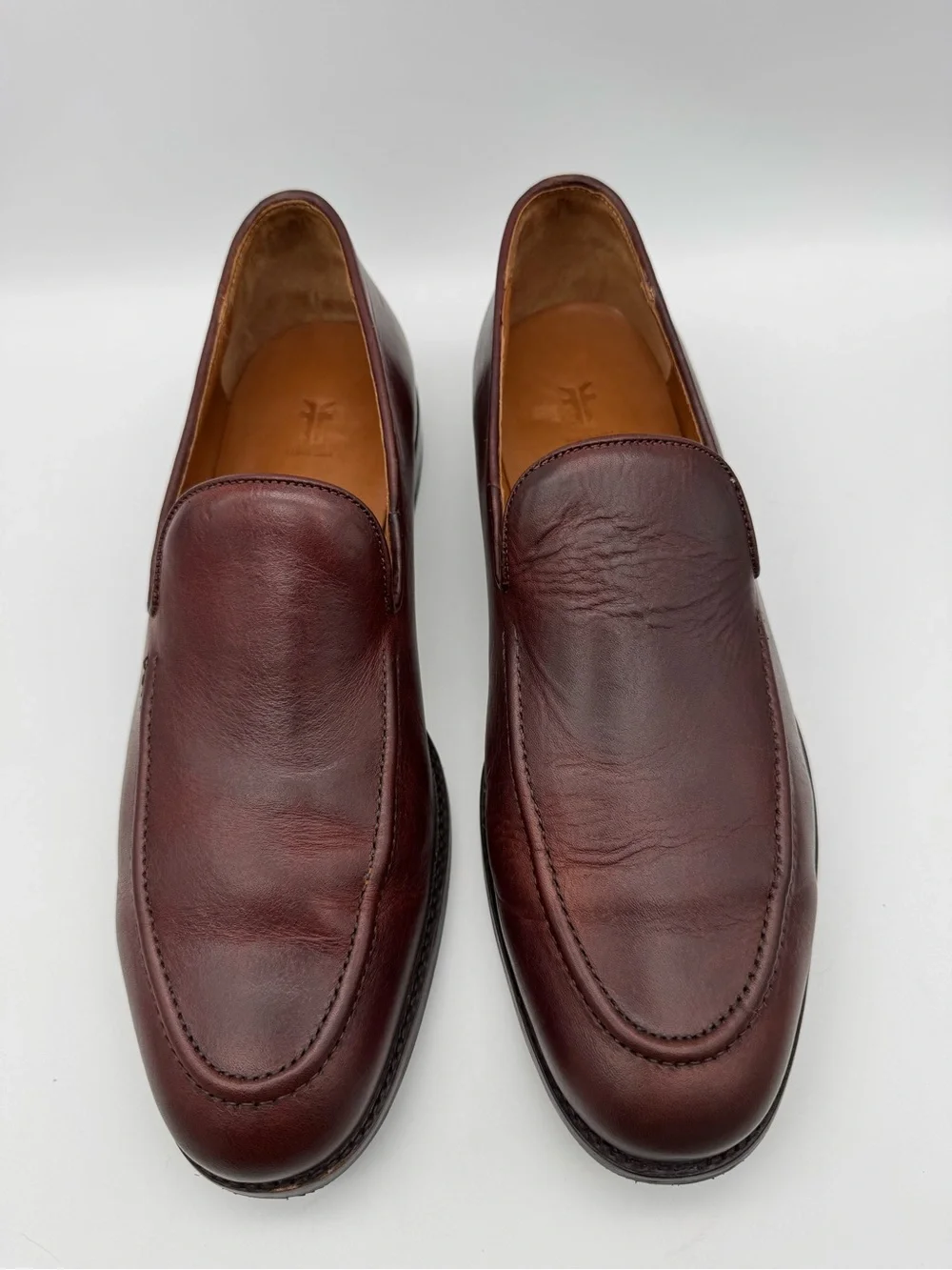 Frye Jefferson Venetian Men’s Loafers Brown Genuine Leather Slip-On Size 10.5 D